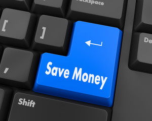 Fototapeta premium save money