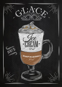 Poster glace chalk