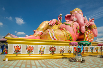 Ganesha statue in Thai temple Thailand