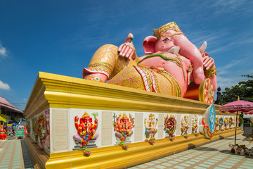Ganesha statue in Thai temple Thailand