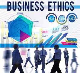 Business Ethics Integrity Moral Responsibiliyt Honest Concept