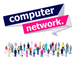 Computer Network Technology Computing Internet Concept