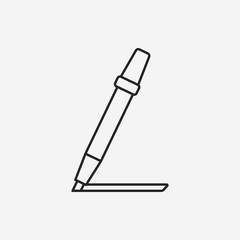 pen pencil line icon