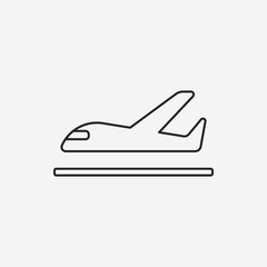 airplane line icon