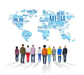 Social Media Internet Connection Global Communication Concept