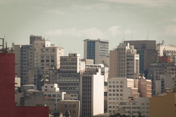 Fototapeta na wymiar Sao paulo skyline downtown