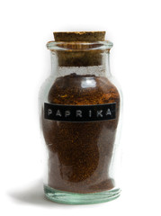 Glass Jar of Paprika