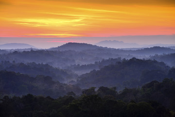 Welcome landscape at dawn Thailand
