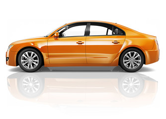 Car Vehicle Transportation 3D Illustration Concept