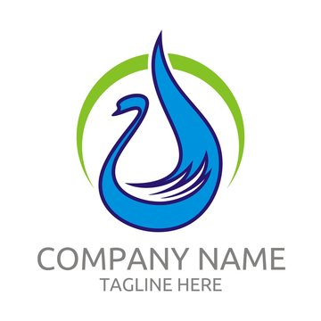 Swan Logo Editable