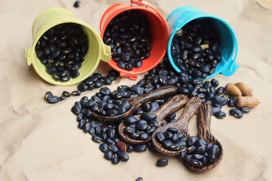 heap black beans