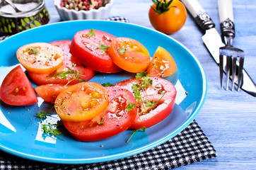 Salad of tomatoes