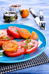 Salad of tomatoes