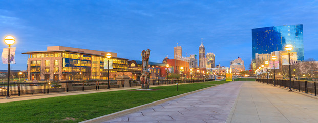 Downtown Indianapolis skyline