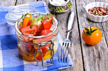 Salad of tomatoes