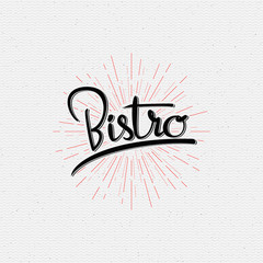 Bistro badges logos and labels for any use