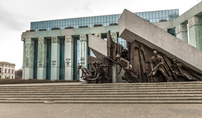 Monument to Polish fighters uprising 