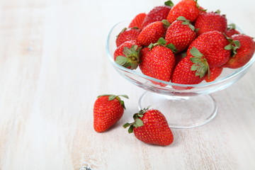 Ripe strawberries