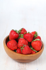 Ripe strawberries