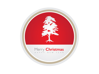 Merry Christmas sticker  
