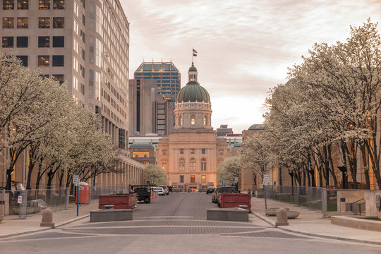 The Indiana Statehouse