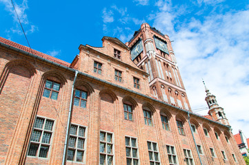 Fototapeta premium Town hall in Torun, Poland
