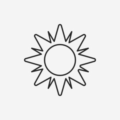 sun line icon