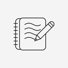note line icon © vectorchef