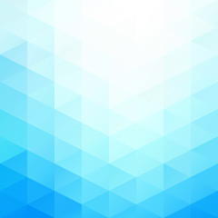 Blue Grid Mosaic Background, Creative Design Templates