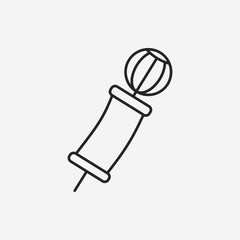 balloon line icon