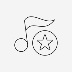 music line icon
