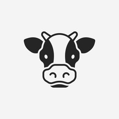Obraz na płótnie Canvas cow icon
