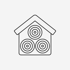 barn line icon