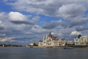 Hungarian Parliament Building in Budapest