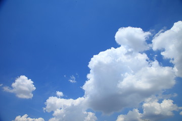 Fototapeta premium blue sky clouds,Blue sky with clouds.