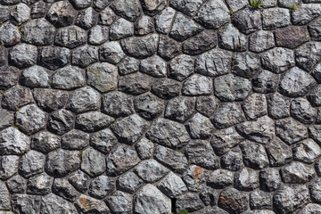 wall of stones as a texture