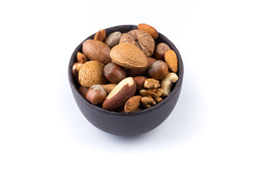 Nuts mix in bowl