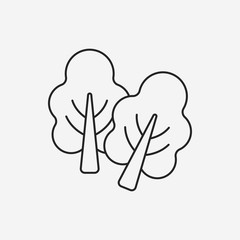 vegetables line icon