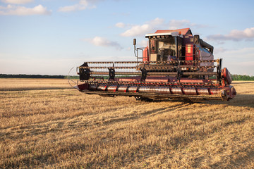 Fototapeta premium Harvester combine