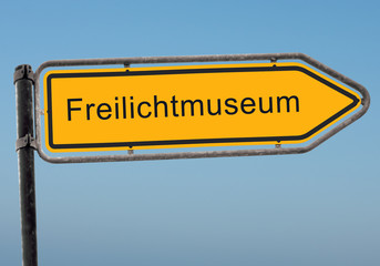 Strassenschild 38 - Freilichtmuseum - obrazy, fototapety, plakaty