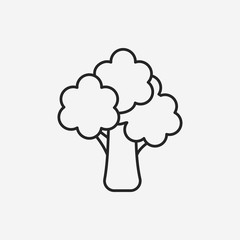 vegetables line icon