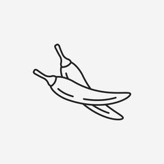 vegetables line icon