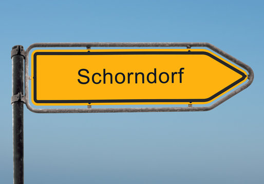Strassenschild 35 - Schorndorf