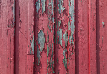 Full Frame Red Wood Background