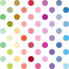 Fototapeta na wymiar Colorful Polka Dots Background, Creative Design Templates