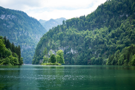 Alpine Lake, Konigssee, Bavaria, Germany