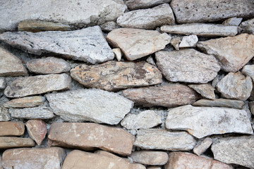 Fototapeta premium Stone wall outdoors