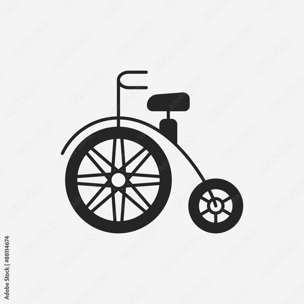 Sticker bike icon