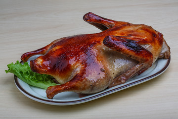 Roasted duck
