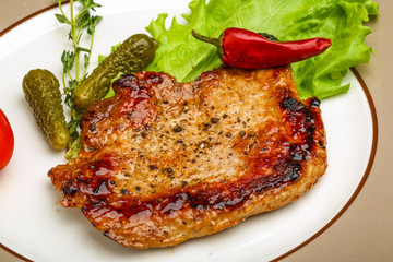 Roasted pork